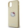 Hello Kitty HKHMN61PGHCKD iPhone 11 / Xr6.1 złoty/gold hardcase Leather Kitty Head MagSafe